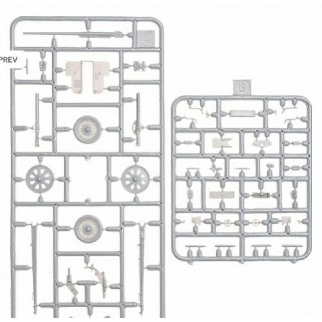 Military Wheels 7268 1/72 Tacam Selfpropelled Gun Plastic Model